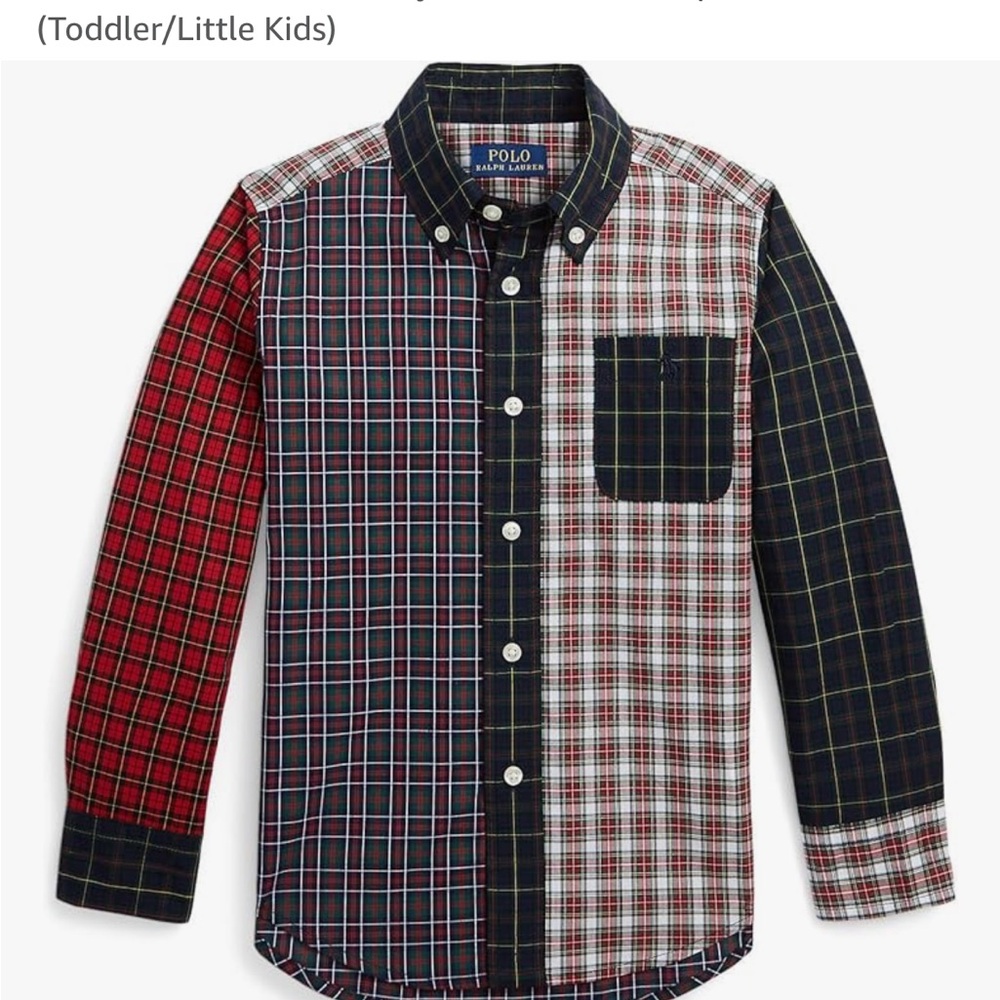 Polo by Ralph Lauren Kids Multicolor Plaid Shirt nwot worn once